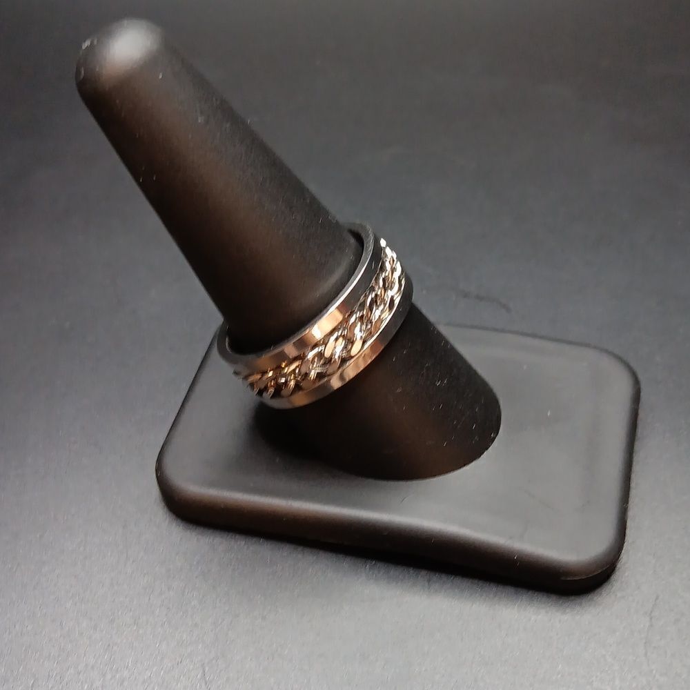 New Rotation Spinner Ring Men's Size 9 New With Box - Picture 3 of 4